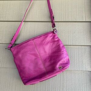 The SAK Pink Leather Shoulder Bag - women’s
